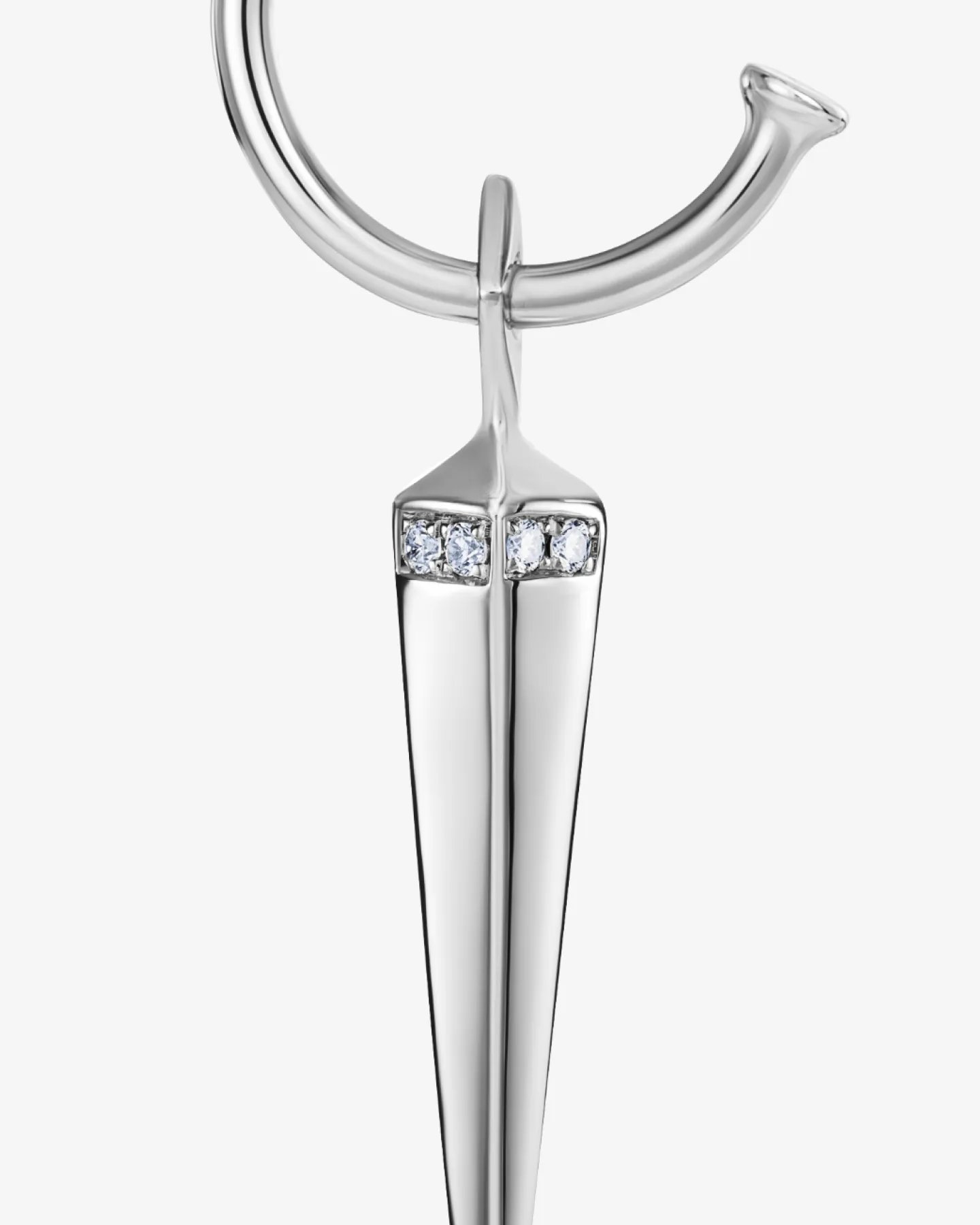 Kolczyk geometryczny Art Deco Épine Guerrière No.1