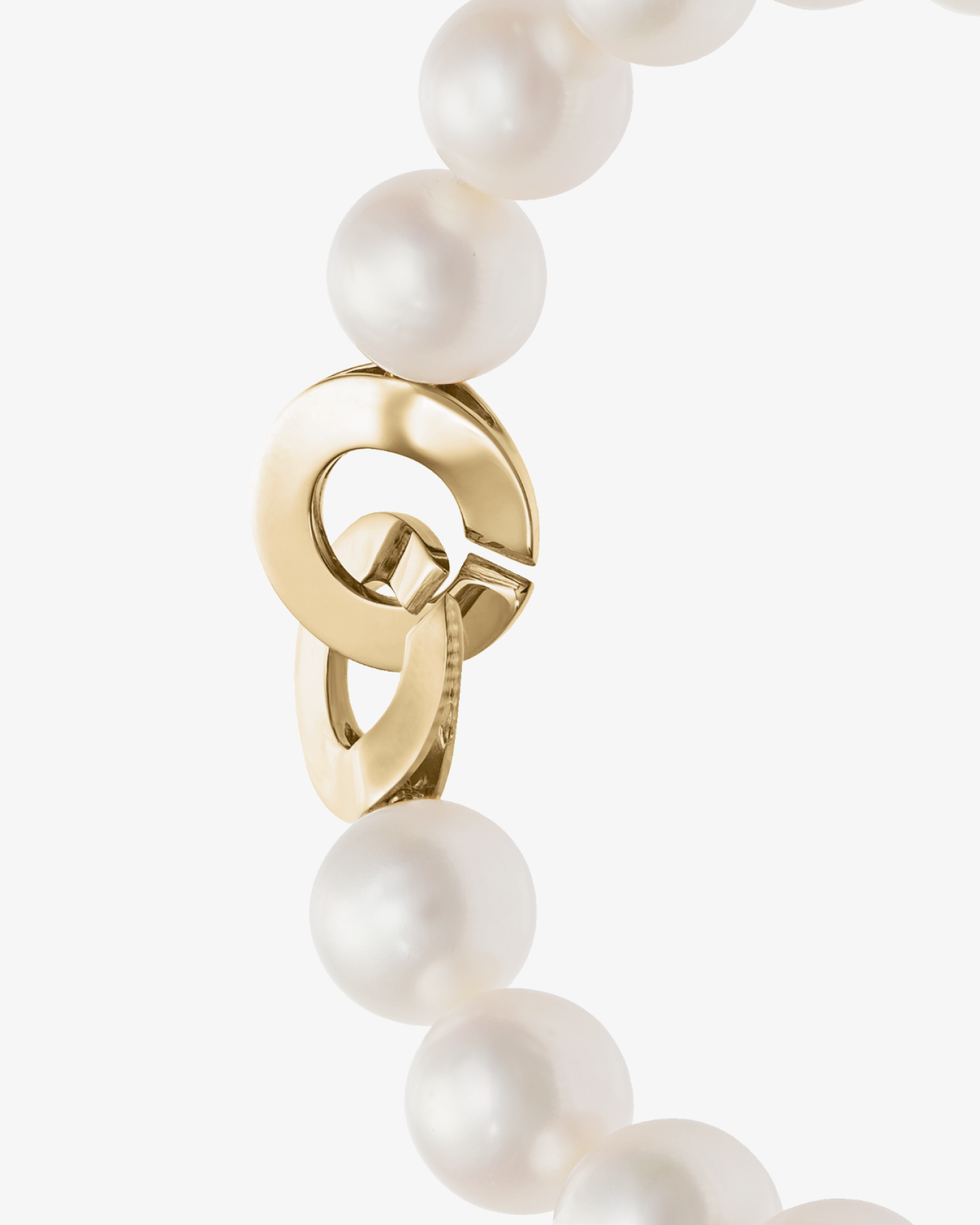 Bransoletka sznur pereł hodowlanych słodkowodnych 9,5-10 mm 