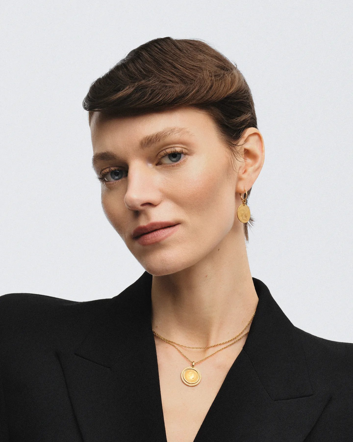 Austriacki dukat - moneta w formie kolczyka