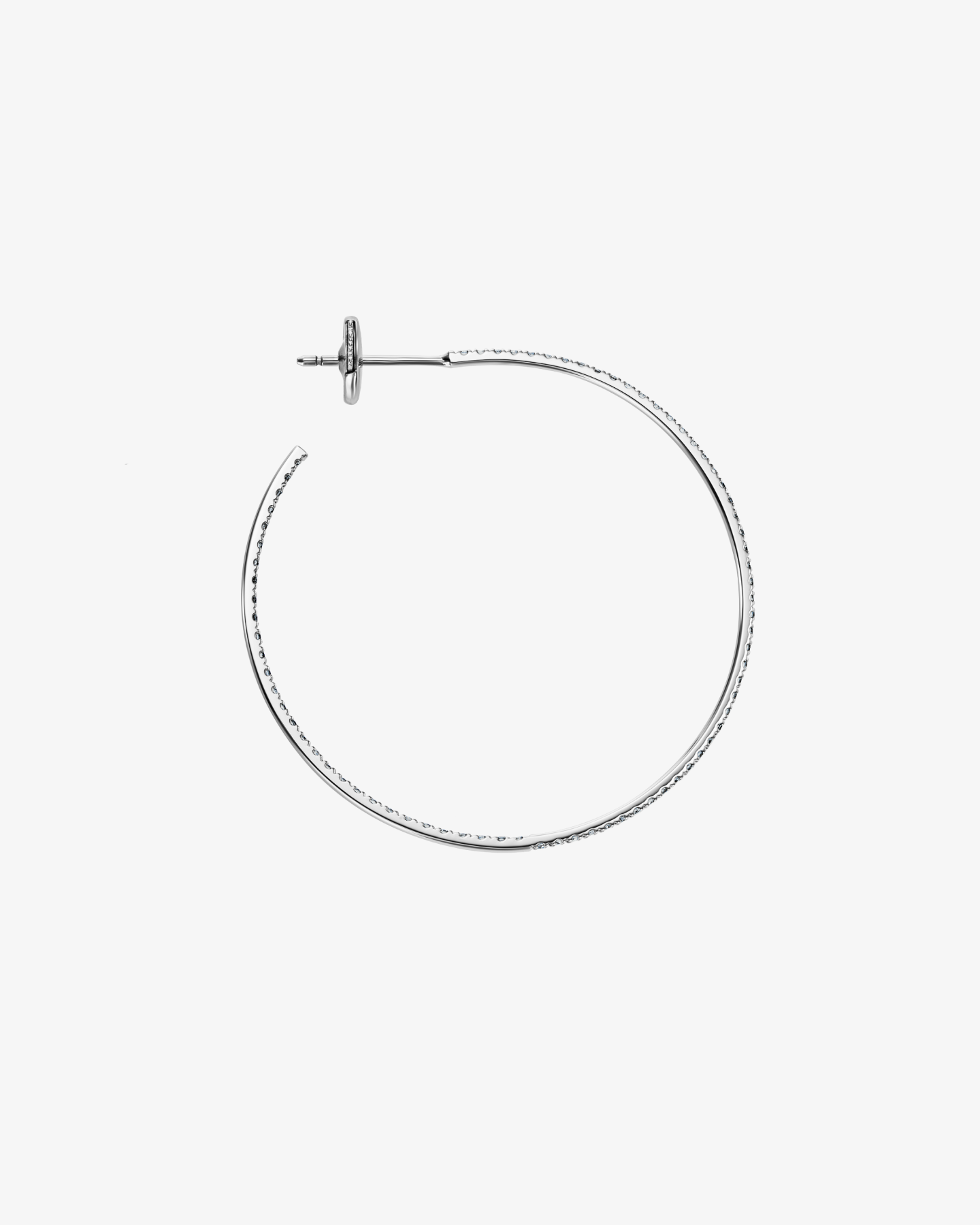 Kolczyki Cosmopolitaine koła z brylantami 0.70 ct z białego złota 750