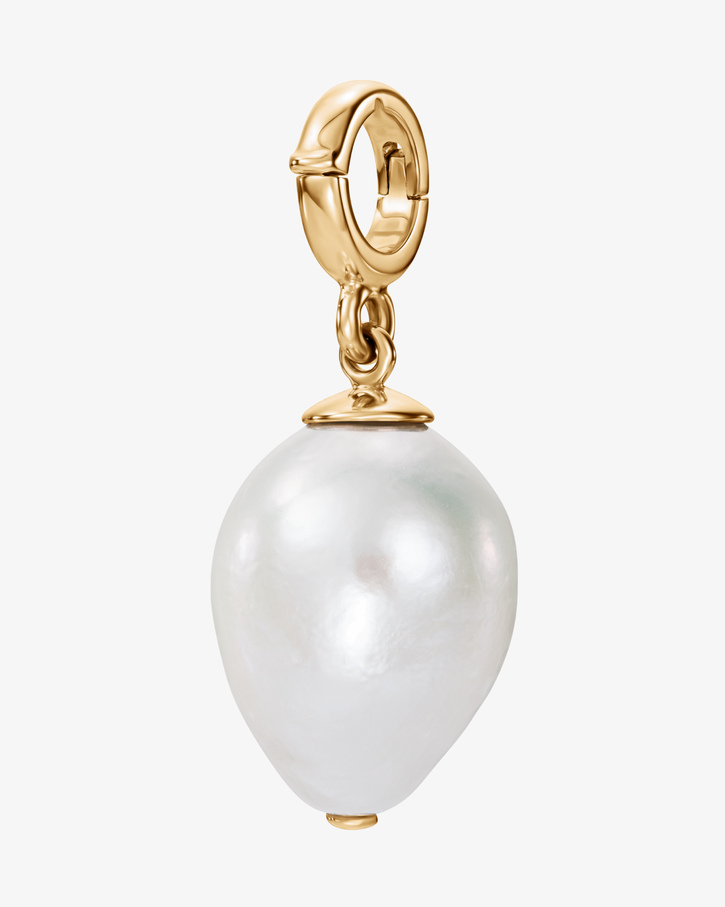 Zawieszka z perłą barokową żółte złoto 750