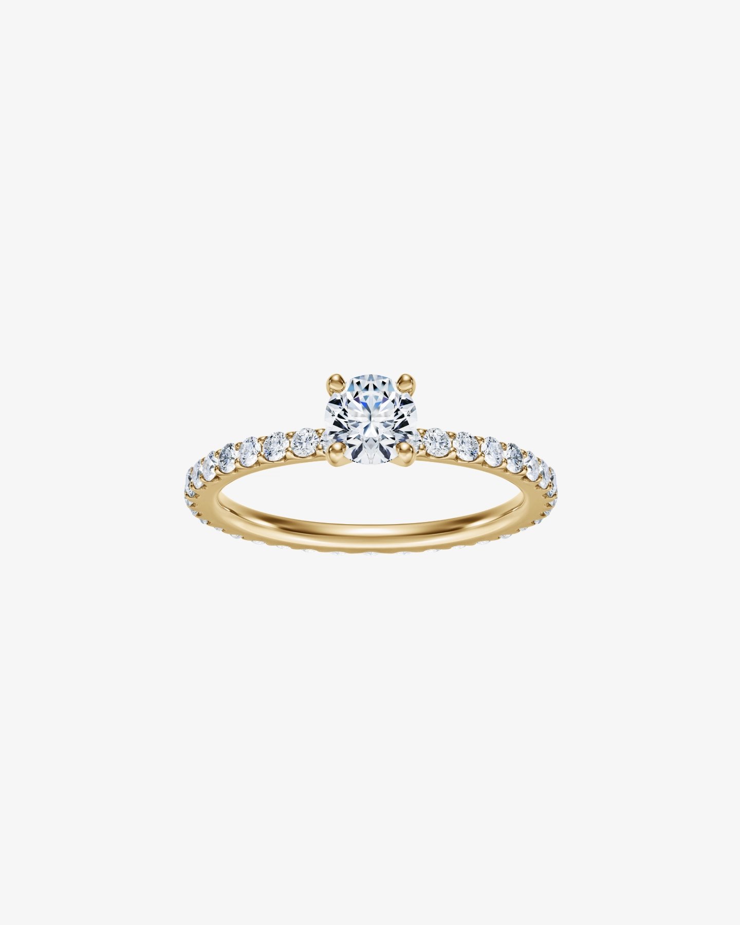 Pierścionek Éclat D'Amour zaręczynowy z brylantem 0.5 ct w żółtym złocie 750