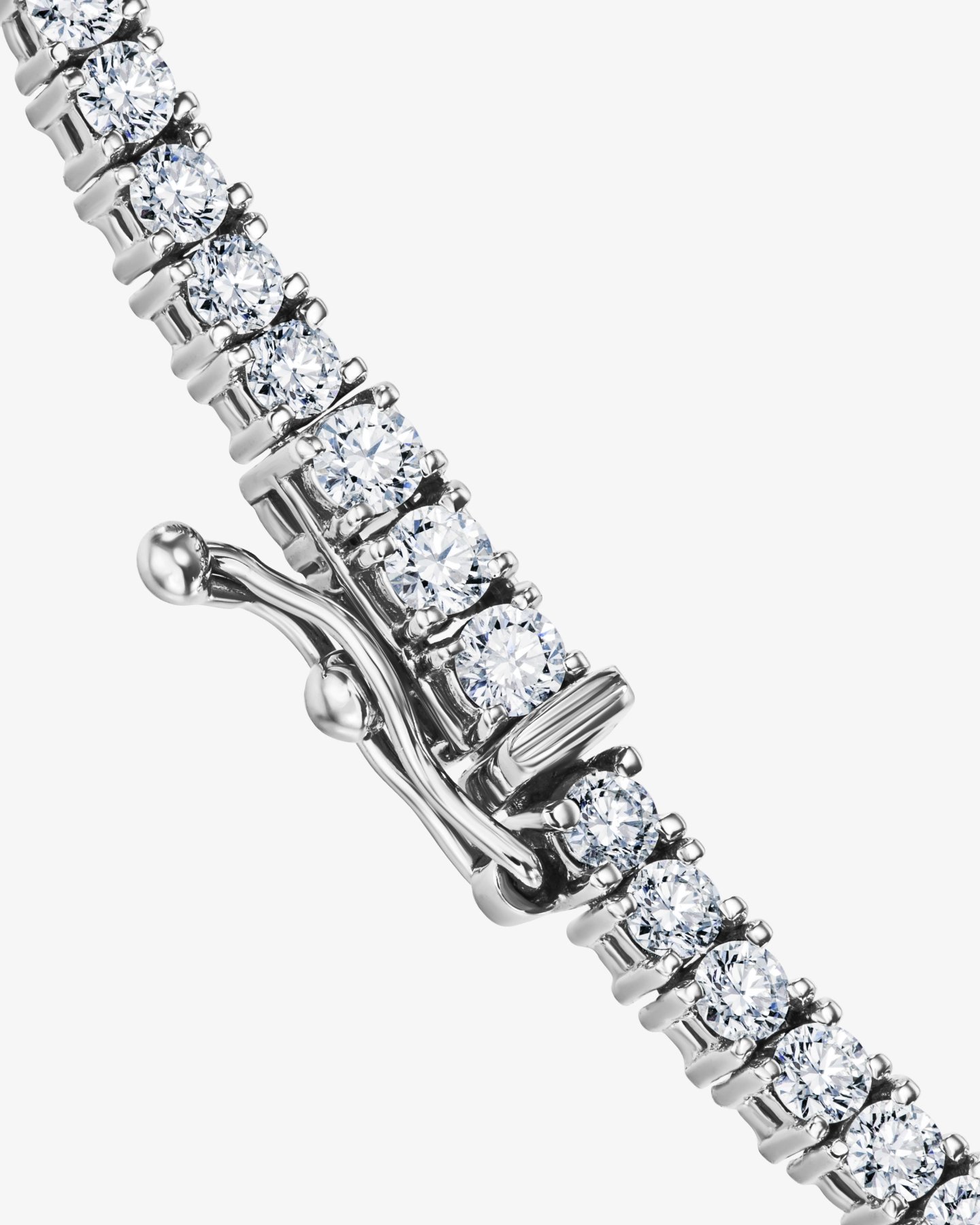 Naszyjnik tenisowy Éternité 2.0 - kolia z białego złota 750 z brylantami 6.2 ct