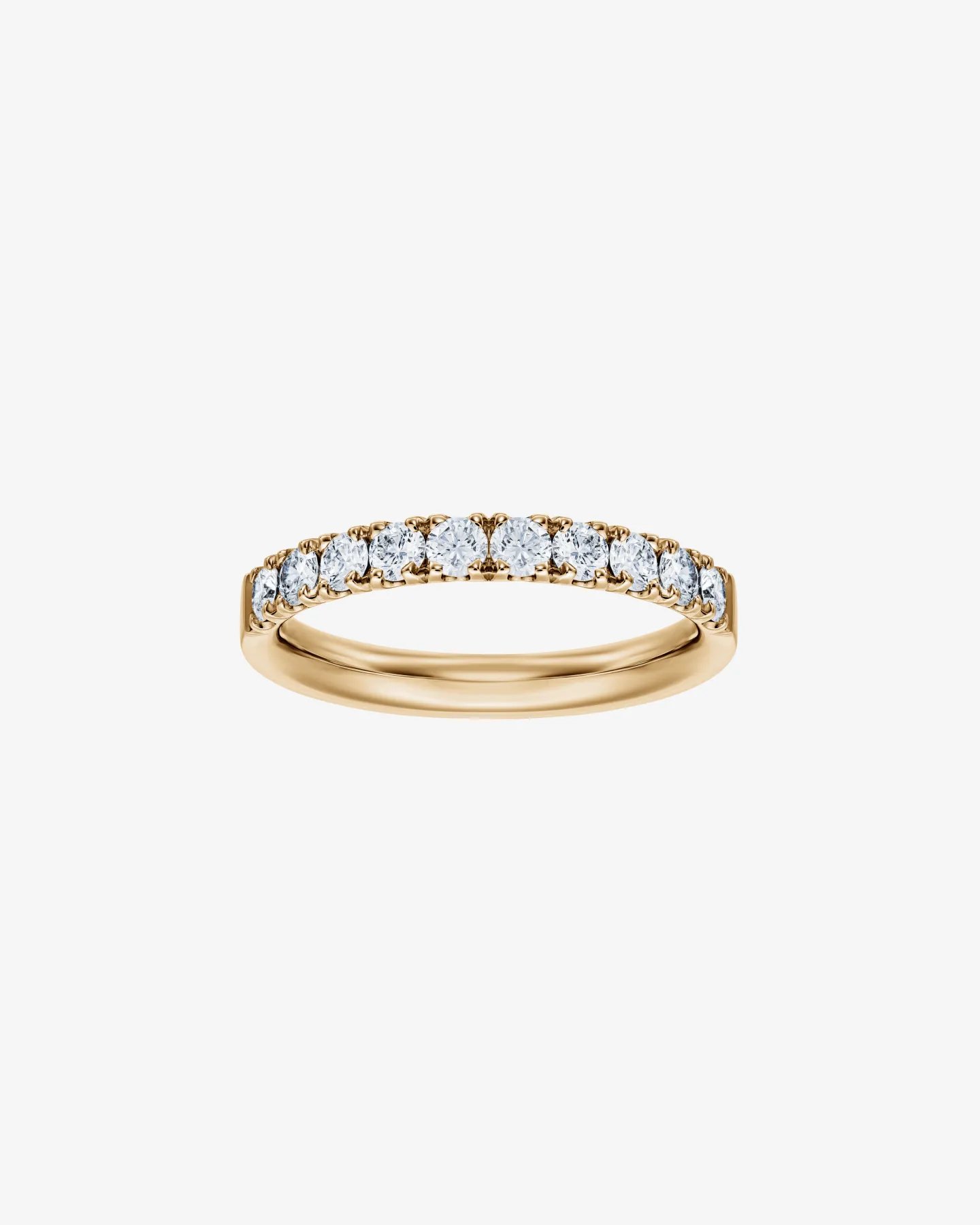 Złoty pierścionek z brylantami 0.70 ct Clarté Demi