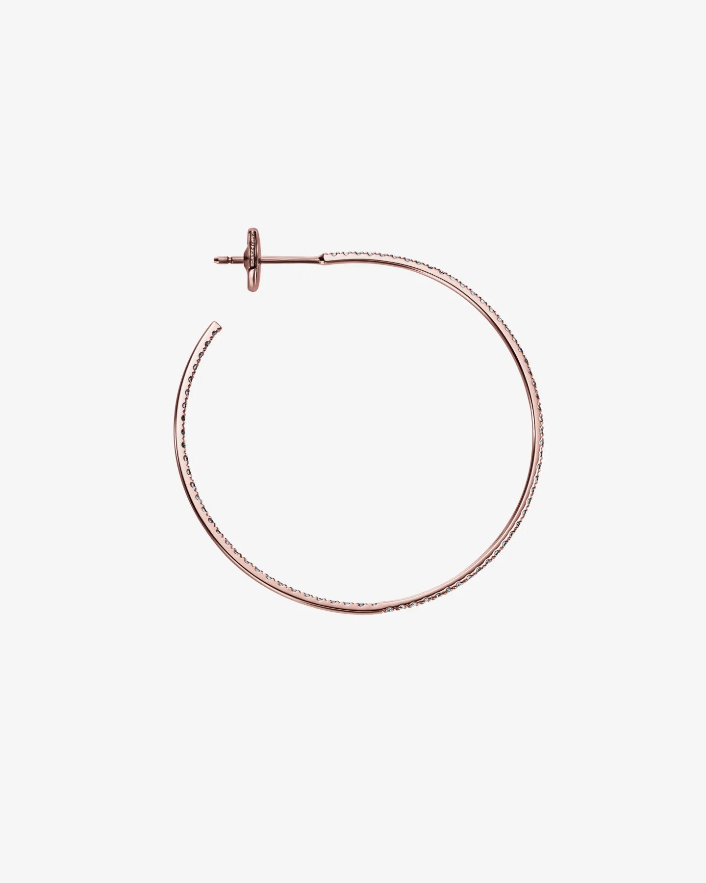 Kolczyki koła Cosmopolitaine z brylantami 0.70 ct - różowe złoto 750