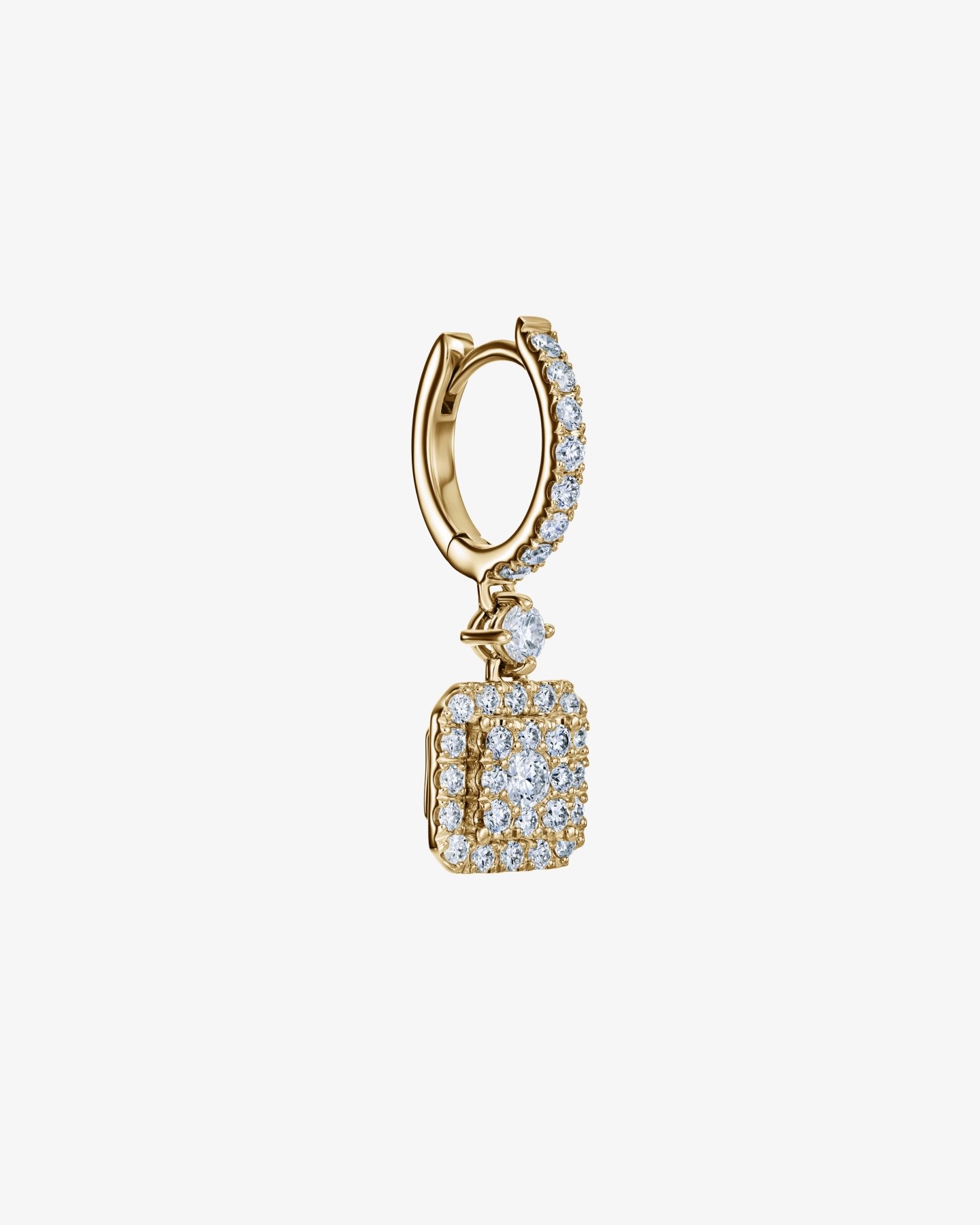 Kolczyki wiszące żółte złoto 585 i diamenty naturalne 1.35 ct