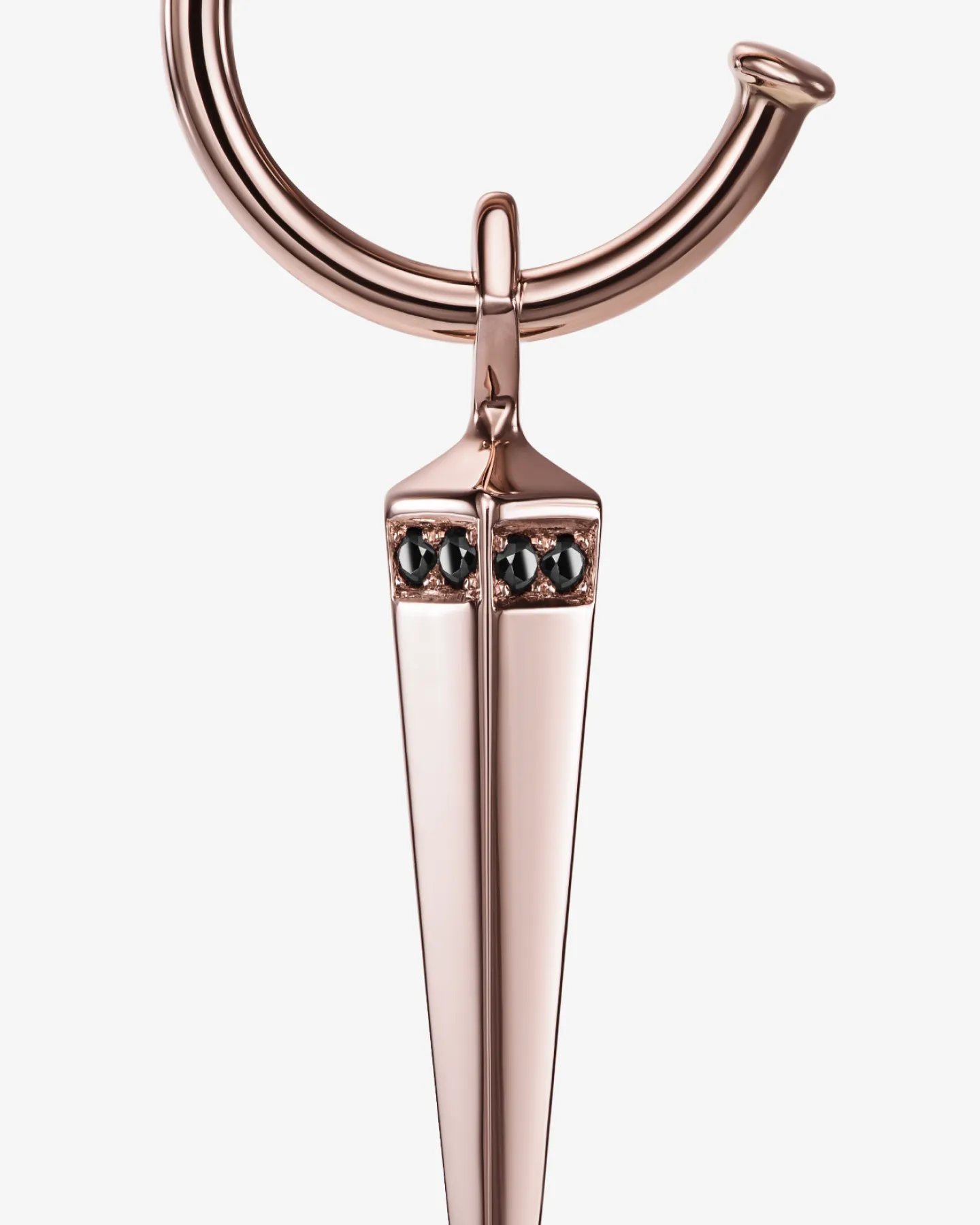 Kolczyk Epine Guerriere No.1 z różowego złota 585