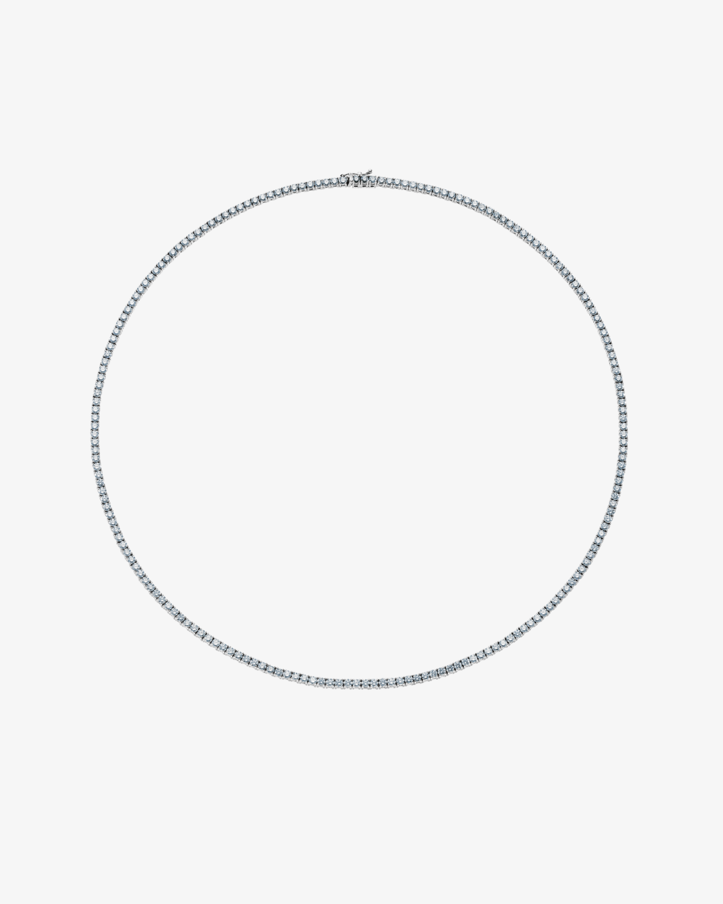  kolia z białego złota 750 z brylantami 6.20 ct