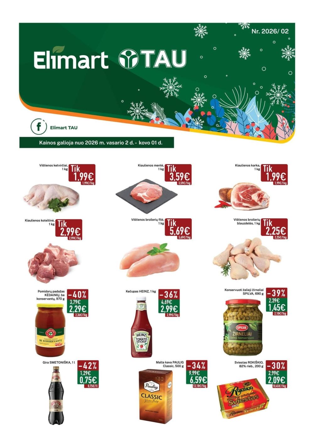Naujas ELIMART / TAU leidinys Nr.2 nuo 2026.02.02 iki 2026.03.01