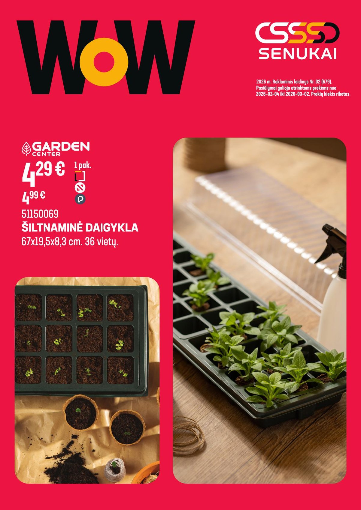 SENUKAI akcijų ir nuolaidų leidinys N.2 2026.02.04 - 2026.03.02