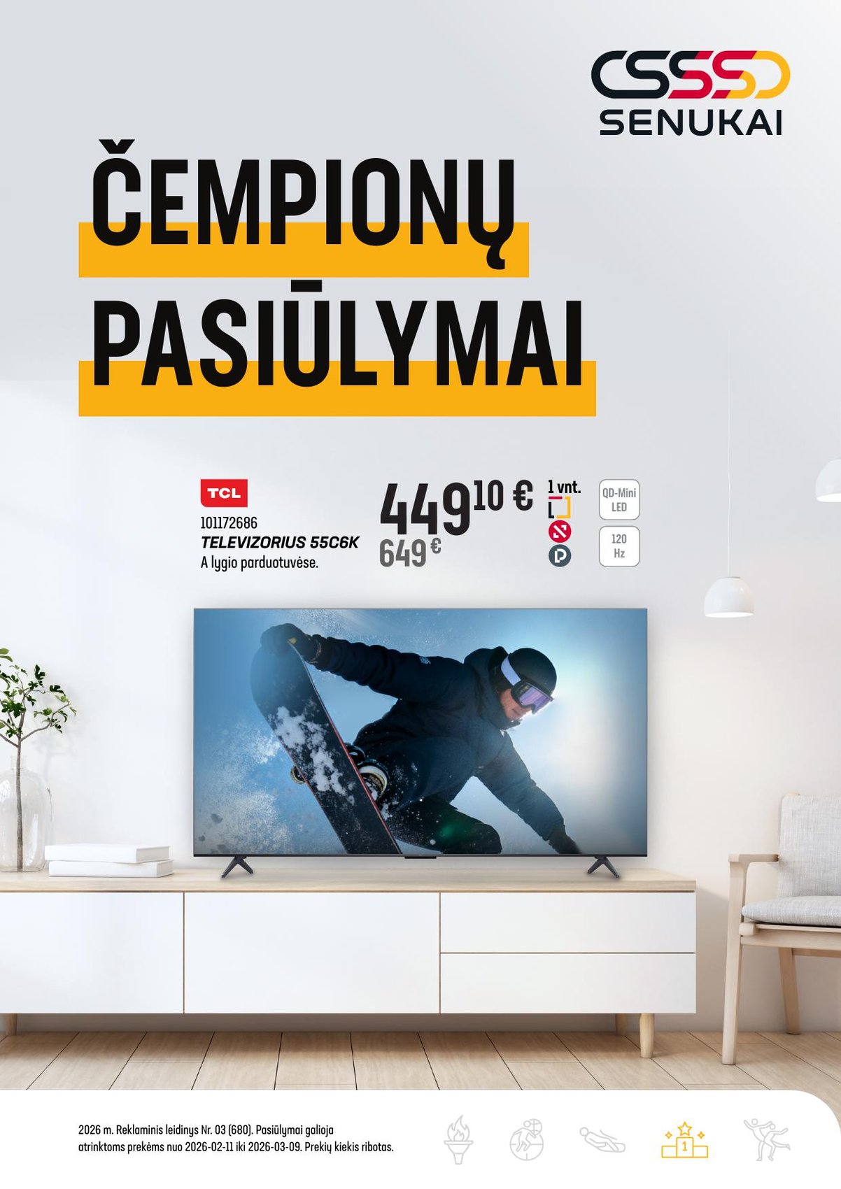 SENUKAI akcijų ir nuolaidų leidinys N.3 2026.02.11 - 2026.03.09