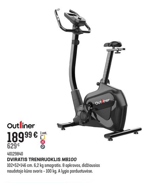 DVIRATIS TRENIRUOKLIS MB100