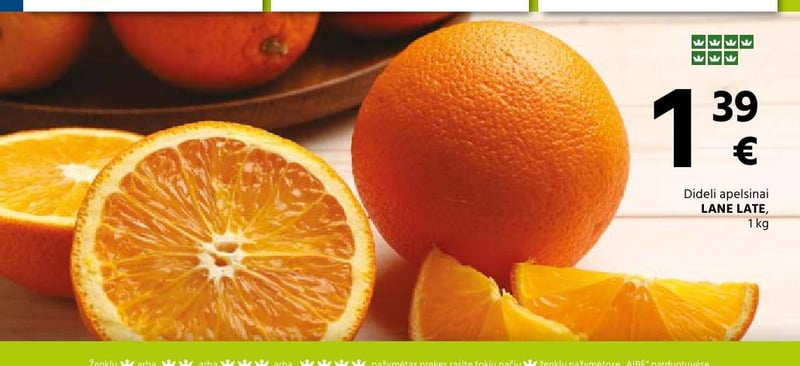 Dideli apelsinai LANE LATE