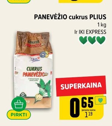 PANEVĖŽIO cukrus PLIUS