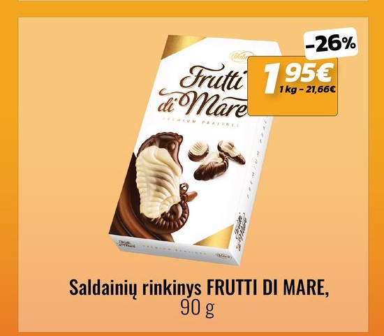 Saldainių rinkinys FRUTTI DI MARE