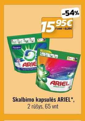 Skalbimo kapsulės ARIEL*