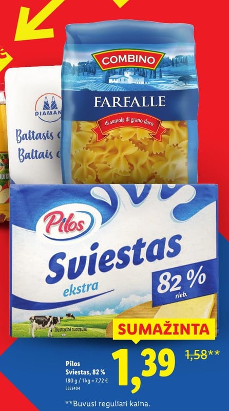 Pilos Sviestas, 82 %