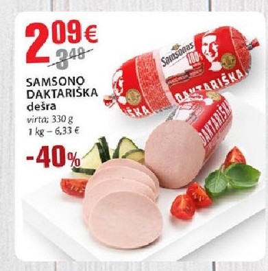 SAMSONO DAKTARIŠKA dešra