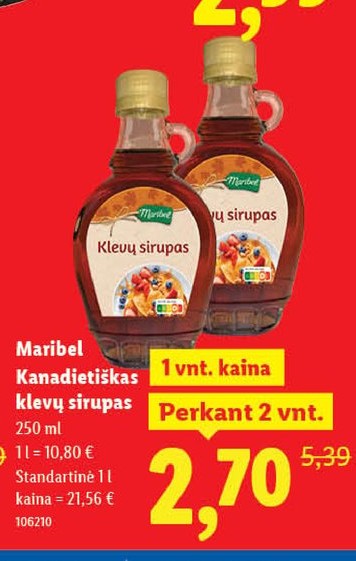 Maribel Kanadietiškas klevų sirupas