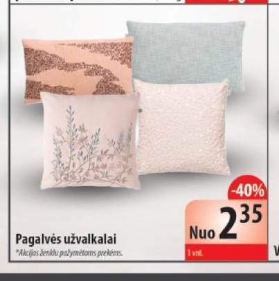 Pagalvės užvalkalai