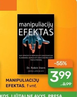 MANIPULIACIJŲ EFEKTAS