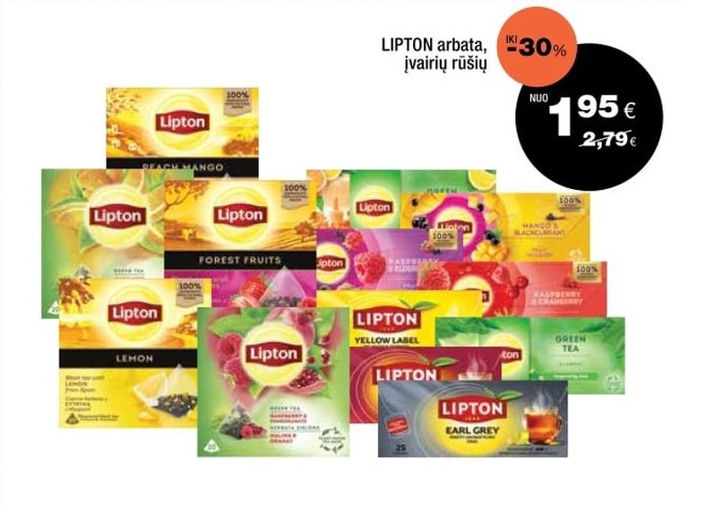 LIPTON arbata