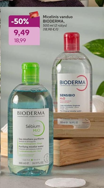 Micelinis vanduo BIODERMA