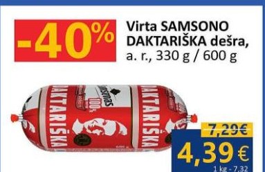 Virta SAMSONO DAKTARIŠKA dešra