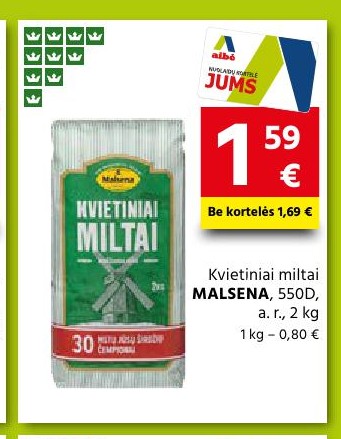 Kvietiniai miltai MALSENA