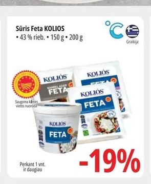 Sūris Feta KOLIOS