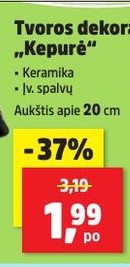 Tvoros dekoracija „Kepurė“