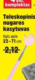 Teleskopinis nugaros kasytuvas