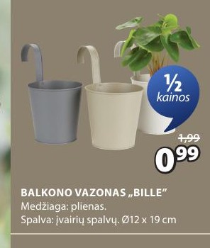 BALKONO VAZONAS „BILLE“