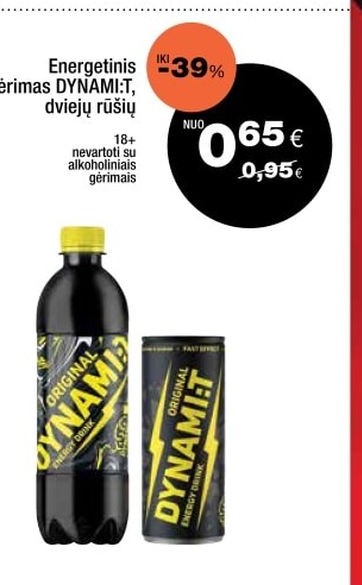 Energetinis gėrimas DYNAMI:T