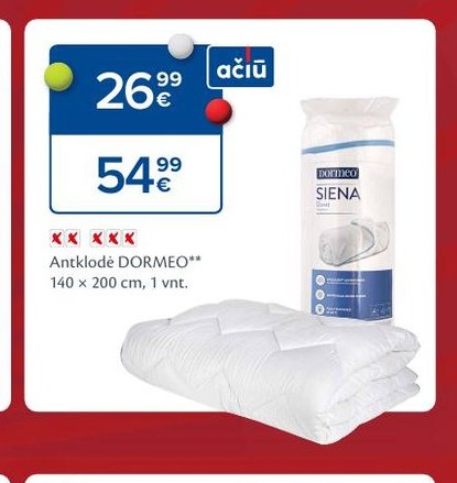 Antklodė DORMEO**