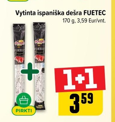 Vytinta ispaniška dešra FUETEC