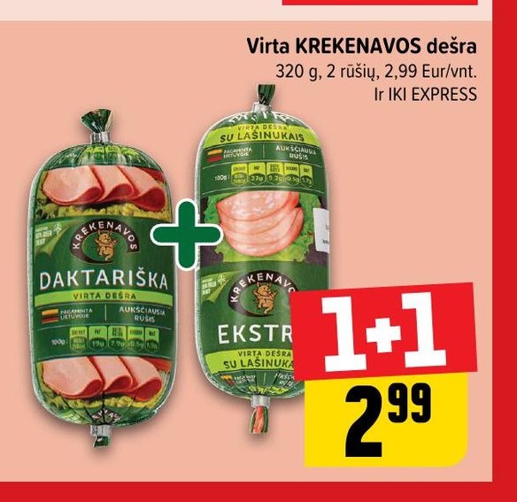 Virta KREKENAVOS dešra