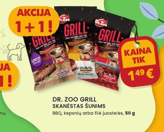 DR. ZOO GRILL SKANĖSTAS ŠUNIMS