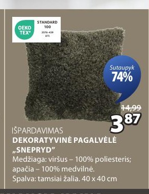 DEKORATYVINĖ PAGALVĖLĖ „SNEPRYD“