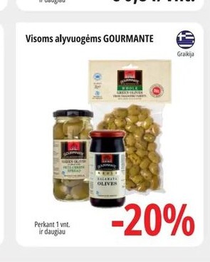 Visoms alyvuogėms GOURMANTE