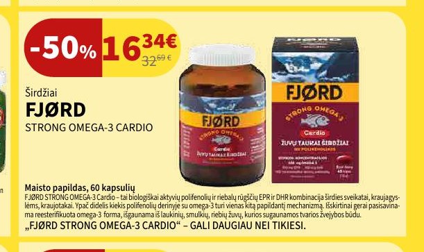FJØRD STRONG OMEGA-3 CARDIO