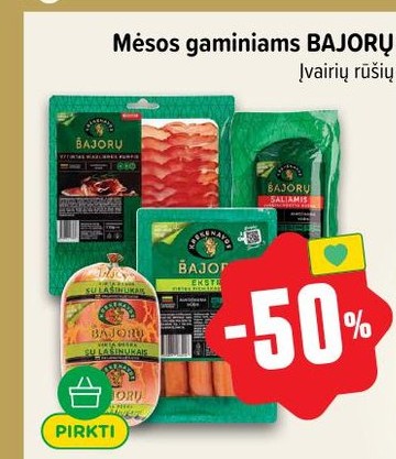 Mėsos gaminiams BAJORŲ