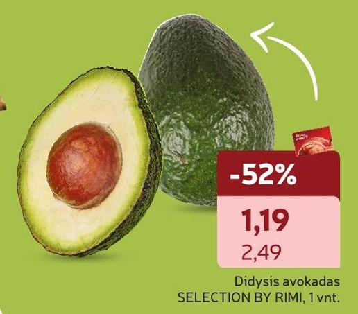 Didysis avokadas SELECTION BY RIMI