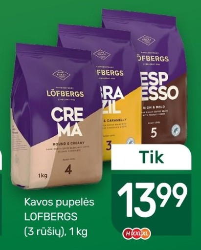 Kavos pupelės LOFBERGS