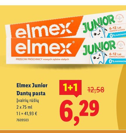Elmex Junior Dantų pasta