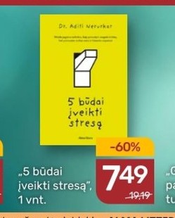 „5 būdai įveikti stresą“, 1 vnt.