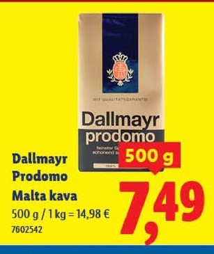 Dallmayr Prodomo Malta kava