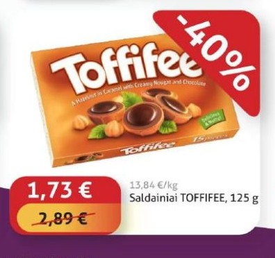 Saldainiai TOFFIFEE