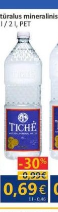 Negazuotas natūralus mineralinis vanduo TICHĖ