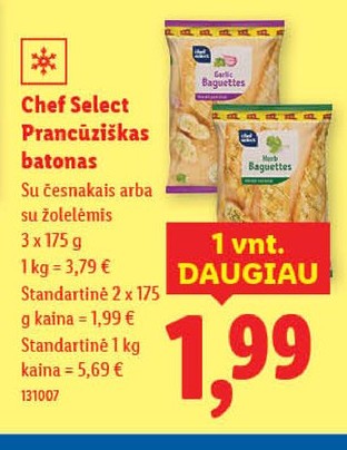 Chef Select Prancūziškas batonas